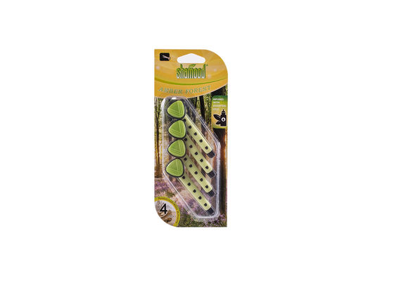 4PK Amber Forest Dual Scented Vent Stick làm mát không khí